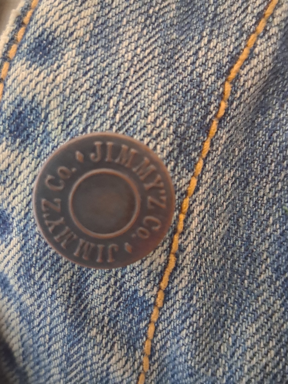 Jimmy'z Classic Light Wash Distressed Denim Jacket - Blue Womens Size S - Picture 8 of 15